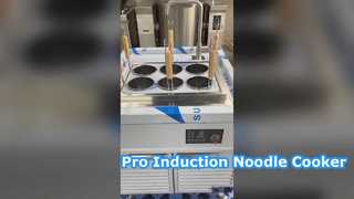 Floor Western Induction Noodle Cooker with Cabinet