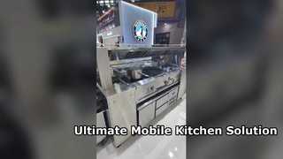 Integrated mobile dining cart